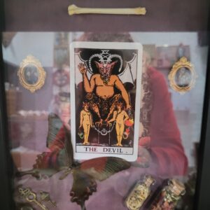 Devil Tarot Shadow Box — Handmade by Ossaflora Apothecary