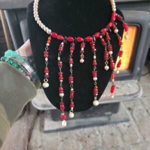 Beaded and Pearl Choker