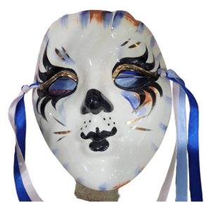 Porcelain Vintage Mardi Gras Mask