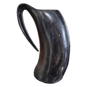 Viking Drinking Mug – Hand‑Crafted Buffalo Horn Tankard